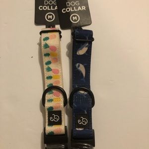 Set of two Lucy & Co medium dog collars